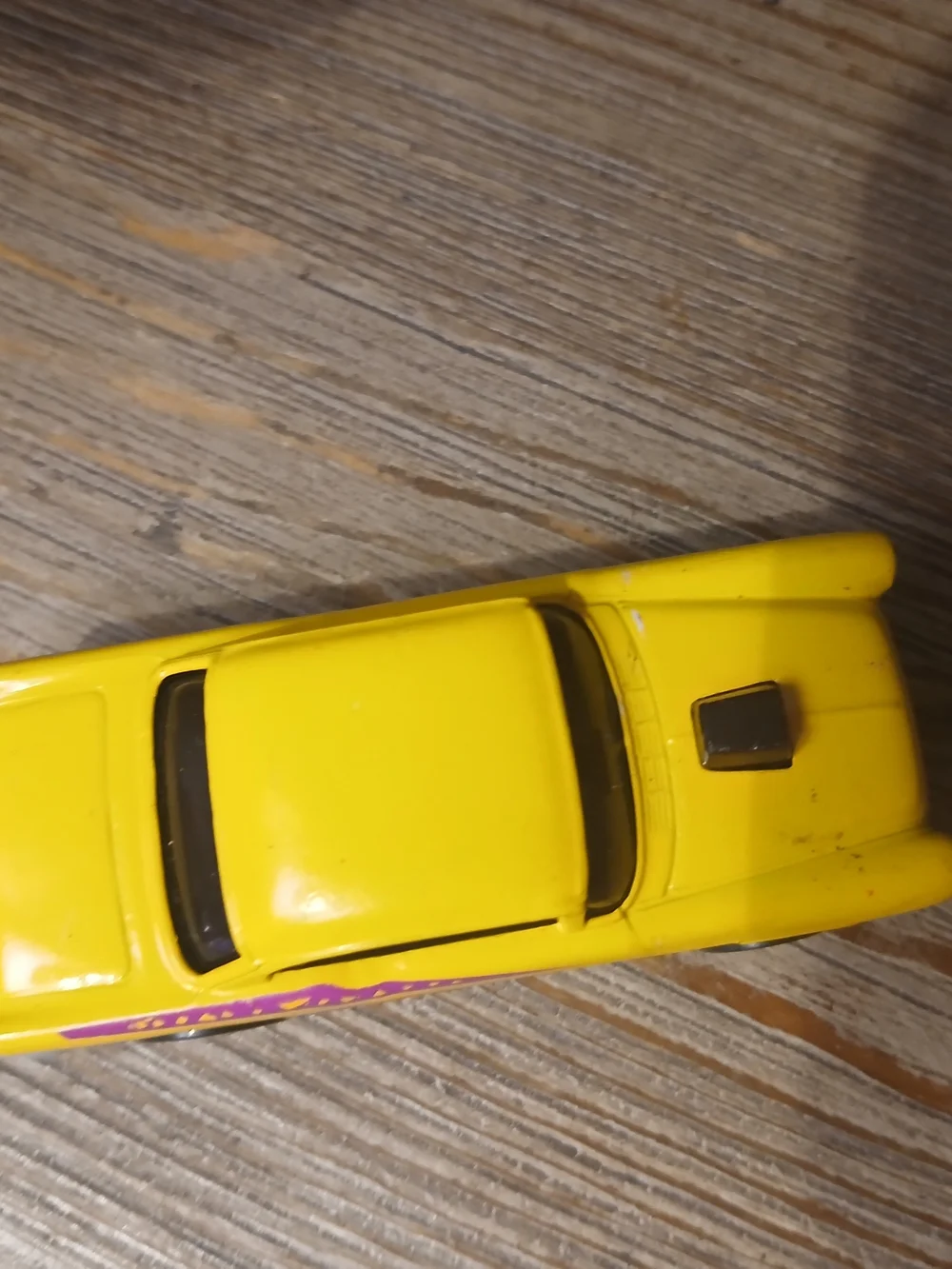 Vintage 1978 Hot Wheels ’55 Chevy – Yellow with Pink/Blue Graphics